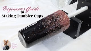 How to Epoxy a Tumbler Full tutorial For Beginners [upl. by Renell]