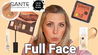 Sante Naturkosmetik Makeup  Look  Neue Palette  August 2023 [upl. by Sutniuq]