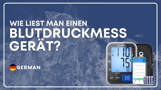 Wie liest man einen Blutdruckmessgerät  FAQ 15 [upl. by Solahcin]