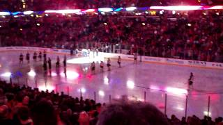 Chicago Blackhawks National Anthem Awesome Tradition in HD [upl. by Etselec560]