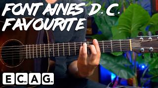 quotFavouritequot by Fontaines DC Guitar lesson tutorial chords  lead [upl. by Hnim840]