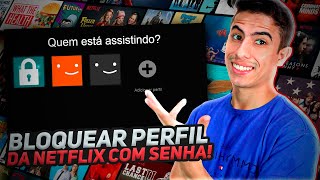 Como COLOCAR SENHA no seu perfil do NETFLIX [upl. by Genvieve38]