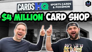 INSIDE The LARGEST SPORTS CARD SHOP IN THE WORLD Cards HQ 💰 [upl. by Berty778]