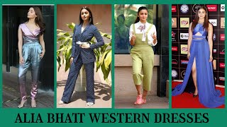 Alia Bhatt western dresses  Alia Bhatt outfits  Style with Fashion [upl. by Nivrehs]