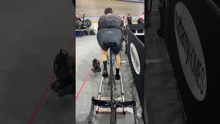 Roller sprints and single leg pedalling drills cycling [upl. by Elleda614]