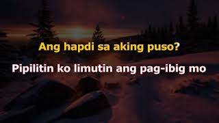 GISINGIN ANG AKING PUSO KARAOKE LIEZEL GARCIA foryou karaoke [upl. by Barn]