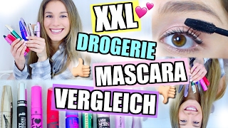 9 DROGERIE MASCARAS im VERGLEICH Essence P2 Maybelline Catrice♡ BarbaraSofie [upl. by Godric]