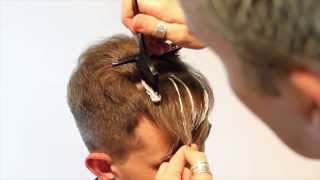 Pompadour haircut How to Modernize a Pompadour Mens Hair Coloring Highlights [upl. by Nednil499]