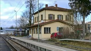 Kleiner Bahnhof Unterhausen an der Donautalbahn [upl. by Byran]