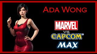 Ada Wong MvC Mugen char release with new special moves [upl. by Nee]