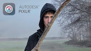 Pixlr tutorial  How to edit Creative pictures in mobile app [upl. by Wojak]