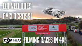 National Trophy Cyclocross 2024 Round 3 Torbay Velopark  A DJI Neo View [upl. by Asin]