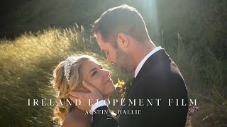 Ireland Elopement Wedding Video  Beautiful Vows at Dunluce Castle [upl. by Aldred]