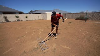 Full Lawn Renovation From Start To Finish  Seeding and Fixing My Lawn [upl. by Ahsieker]