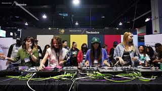 Technics x STOKYO  Style amp Grace Ladies Scratch Freestyle Showcase  NAMM SHOW 2022 [upl. by Eicyal]