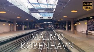 Train Drivers View Malmö to Copenhagen Part 1 of 2 [upl. by Nylear]