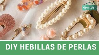 DIY Hebillas de perlas para el cabello  HomeArtTv producido por Juan Gonzalo Angel Restrepo [upl. by Ylloh]