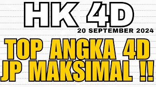 PREDIKSI HK JUMAT 20 SEPTEMBER 2024  BOCORAN TOGEL HONGKONG MALAM INI  RUMUS HK JITU KEPALA EKOR [upl. by Mylor298]