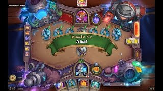 Solution Puzzle Lab Mirror Aha  Astromancer Arwyn 77 Hearthstone Boomsday [upl. by Vilberg986]