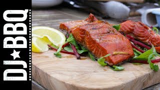 Maple Marinated Salmon  DJ BBQ [upl. by Adnahsor]