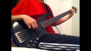 ソードアート・オンライン Overfly ED 2 Bass cover [upl. by Priscella]