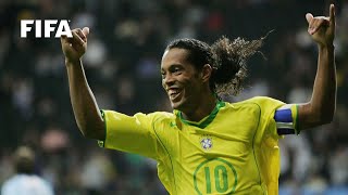 🇧🇷 Ronaldinho  FIFA Tournament Goals [upl. by Jovita736]