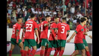 La selección de Marruecos arrasa por cuatro a su homóloga de Gabón en la fase de clasificación [upl. by Lotus]