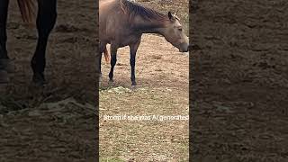 Storm is a chocolate dappled buckskin for those who wondering [upl. by Terrance]