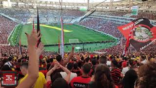 TORCIDA DO FLAMENGO CANTA MUITO ALTO APÓS SOFRER GOL DO FLUMINENSE  BRASILEIRO 2022  4K [upl. by Jolynn]