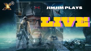 JimJim Plays Live  X4 Foundations  Continuing the player HQ mission and earning credits by mining [upl. by Navis]