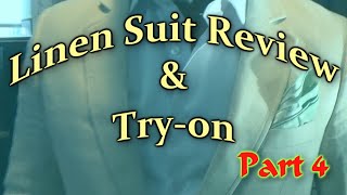 Linen Suit by Tweed Maker Reivew Try0n and Styling Pt4 [upl. by Annirak]