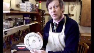 Cleaning a barometer dial [upl. by Howie]