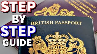 How To Renew UK Passport 2024  Step By Step 🇬🇧📘 [upl. by Niarfe]