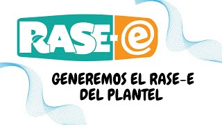 GENERAR EL RASEE DEL PLANTEL PARA EL CICLO ESCOLAR 2023 2024 [upl. by Teodora]