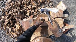 1 of 4 Shaping Basalt By Hand [upl. by Nimesay]