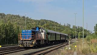 VPS MAK 1700BB mit einem Sonderzug auf dem Weg nach Halberstadt Durchfahrt in Goslar [upl. by Aennil]