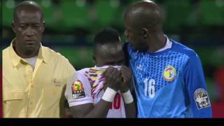 Sénégal vs Cameroun CAN 2017 images marquantes [upl. by Ahsinad363]