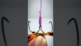 Fishing knot skills Tips for cluster hooks fishing shorts [upl. by Torosian]