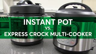 FaceOff Instant Pot vs Crock Pot MultiCooker  Consumer Reports [upl. by Onaimad]