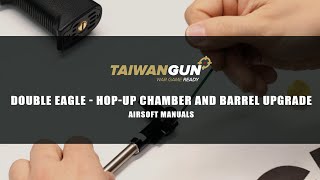 Double Eagle  hopup chamber and barrel upgrade  Airsoft Manuals [upl. by Rydder]