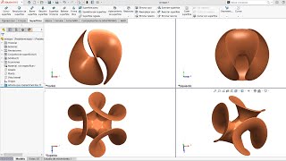 tutorial de superficies complejas solidworks 2021😏 [upl. by Acirderf493]