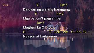 BANAL MONG TAHANAN Lyrics and Chords Musikatha Tagalog YouTube [upl. by Krug]