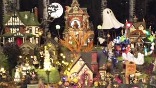 Brians Dept 56 Halloween 2016 display  part 1 [upl. by Lynnette]