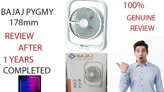 Bajaj PYGMY 178mm White Personal Fan Regular  honest review after 1 year use [upl. by Adeuga533]