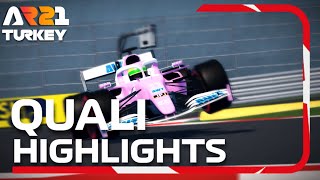 Qualifying Highlights  AR21 Turkish Grand Prix  RoRacingcom [upl. by Aisor28]