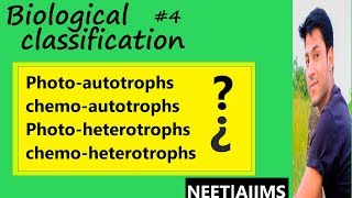 Lec4 Biological classification Hindi  Nutrition Based classification  NEET AIIMS [upl. by Prussian773]