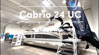 2023 Barletta Cabrio 24 UC  WalkThrough and Key Features with Jim [upl. by Akimad544]