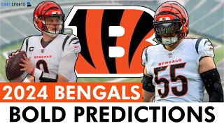 Bengals BOLD PREDICTIONS Logan Wilson Pro Bowl Joe Burrow MVP Break Franchise Record For Wins [upl. by Pazice]