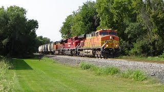 CPKC 253 meets 357 at Bettendorf IA September 10 2024 [upl. by Agnot]