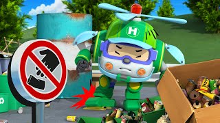 Kaleng Sampah│POLI Kisah Kebiasaan Baik👏│Animasi Anakanak│Robocar POLI TV Bahasa Indonesia [upl. by Albers]